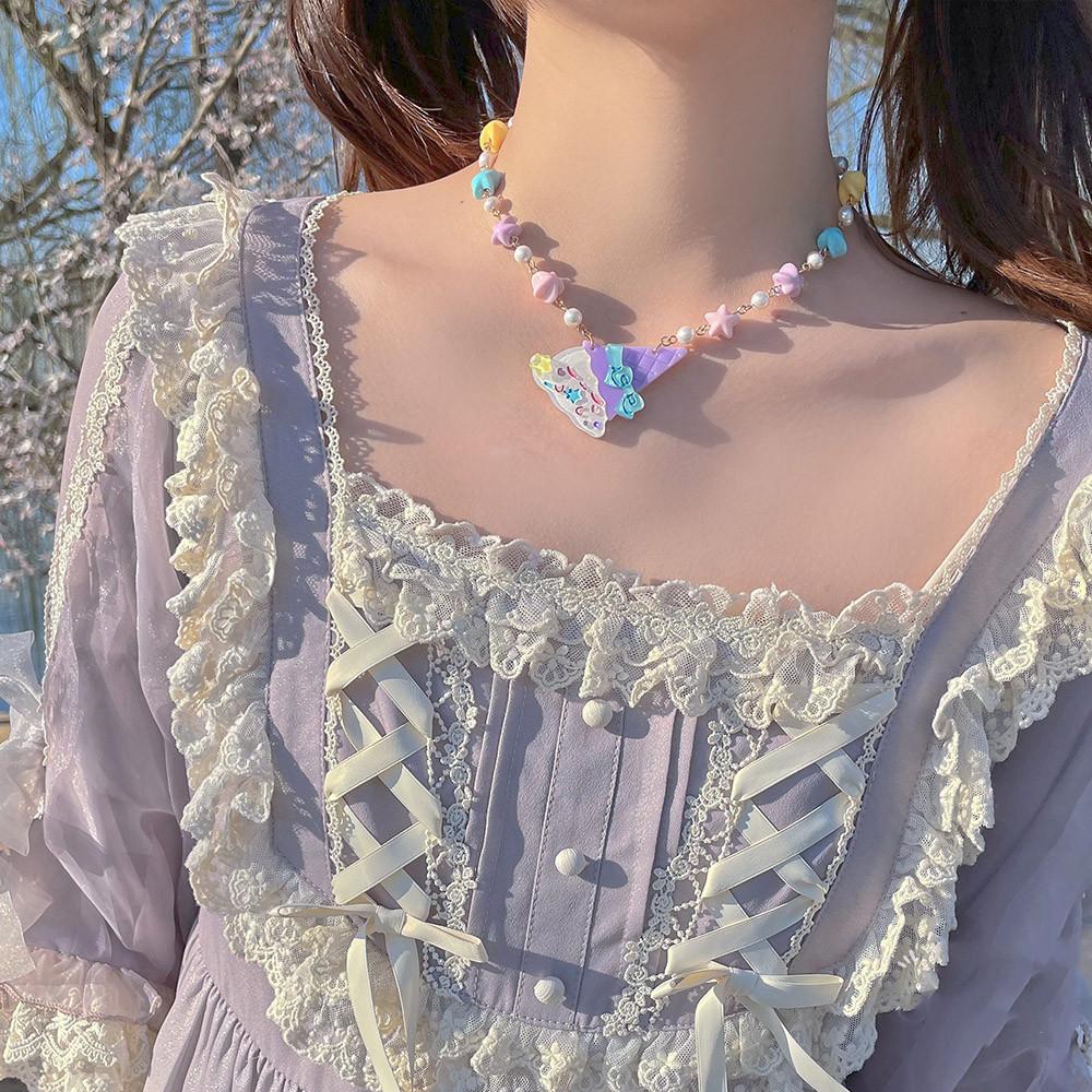 Halloween Alice - Halloween Ice Cream Sweet Short Necklace