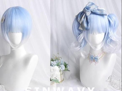 Sinwavy - Pandora's Box - Lolita Short Wig with Cute Double Ponytails