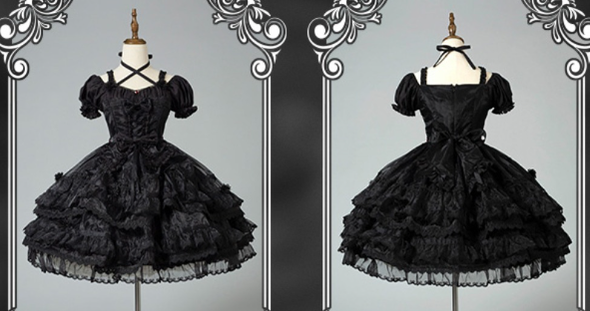 Puppets and Doll - Sweet Lolita OP Dress Multicolor