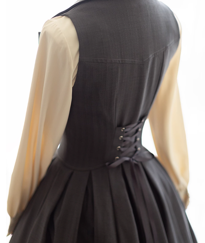 Forest Wardrobe - Retro Elegant Lolita Jumper Dress Bustier Multicolor