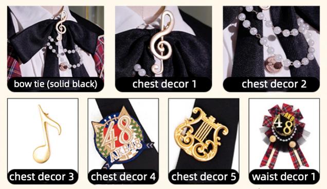 Forest Fluorescent Carps - IP Collab Sweet Lolita Performance Outfit Red Plaid JSK Full Set