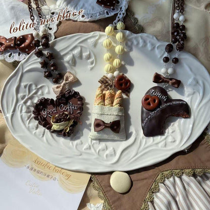 Bear doll - Kawaii Handmade Resin Lolita Necklace