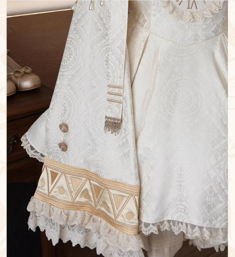 LizBird - Reincarnation of Time - Elegant Lolita OP Set with Waist-Cinching and A-Line Styles