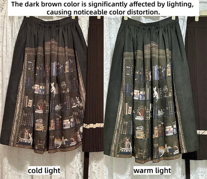 Miss Point - German Bookshelf - Classic Lolita Printed JSK Dress