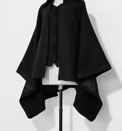 Princess Chronicles - ShenYao - Ouji Lolita Winter Black Long Coat