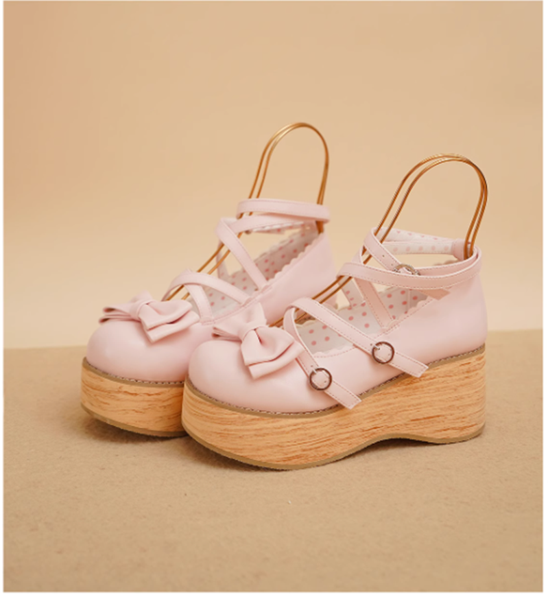 MODO - Sweet Lolita Round-Toe Platform Shoes