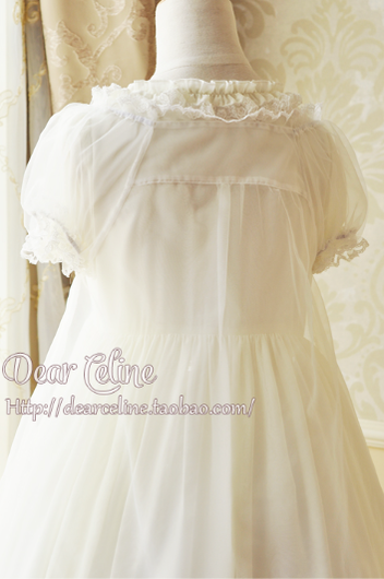 DearCeline - Midsummer Night's Dream - Daily Lolita Organza Covering Smock