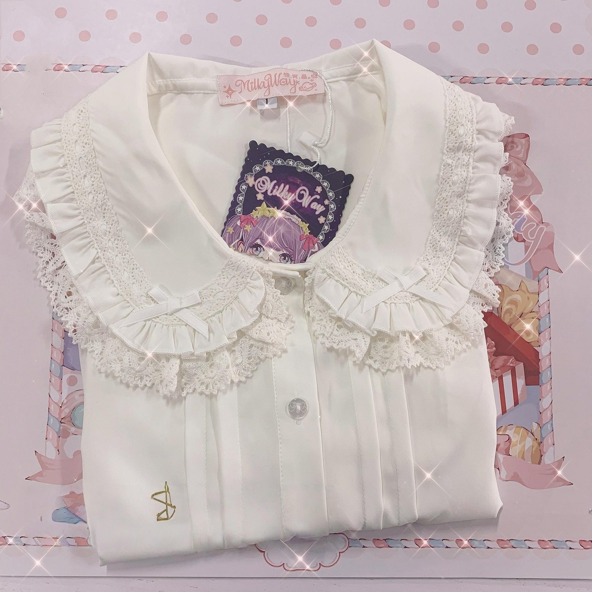 Milky Way - Peter Pan Collar Kawaii Lolita Blouse