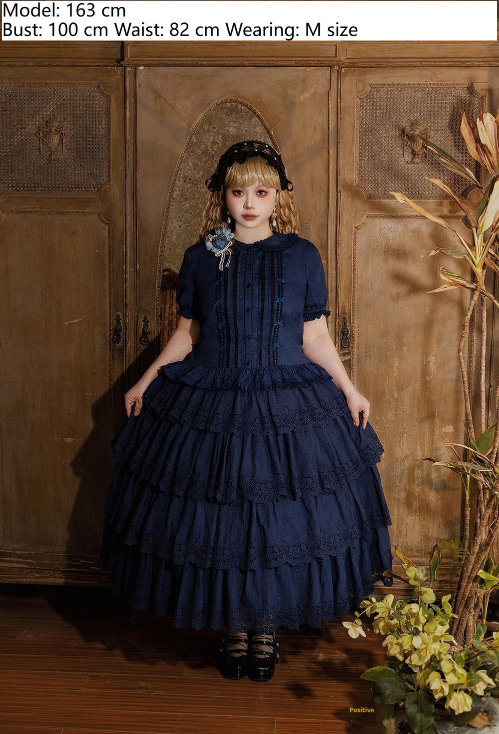 Miss Point - Forest Waltz - Classic Lolita Tiered Skirt Multi-layer Embroidered SK