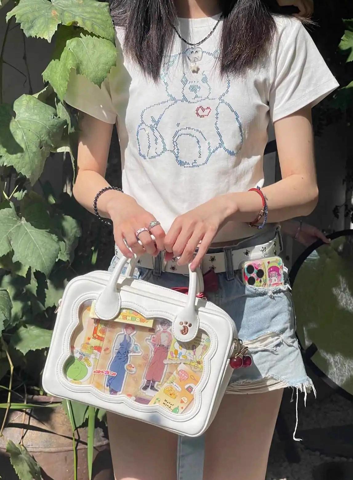 Morning Glory - Kawaii Lolita Bag Cherry Biscuit Shoulder Crossbody Handbag