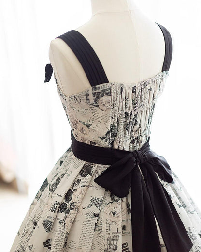 Forest Wardrobe - Forest Holiday - Elegant Lolita Foral Print JSK Dress Multicolors