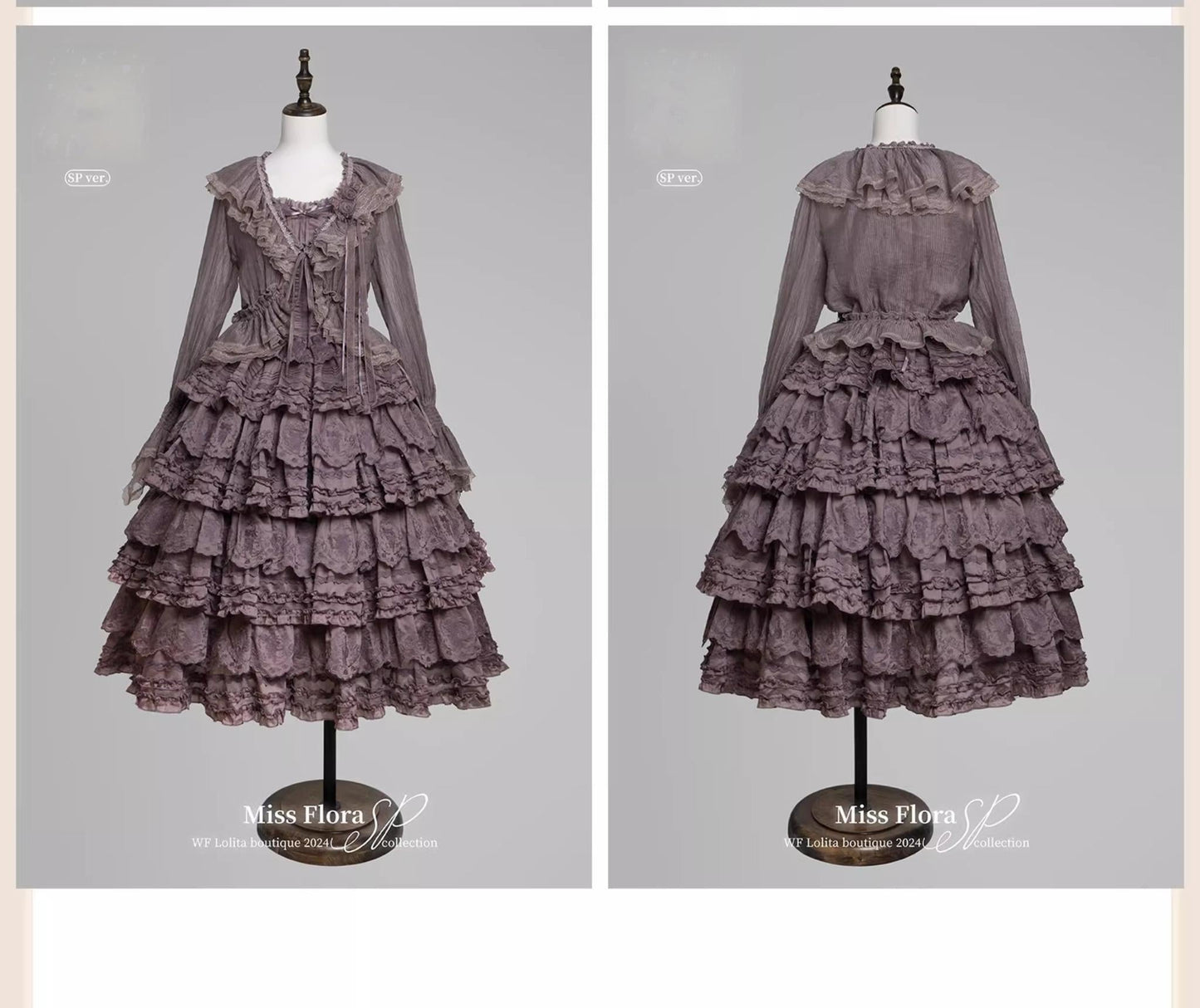 MEEKWIND - Miss Flora - Elegant Lolita Bodice Suit Tiered Skirt