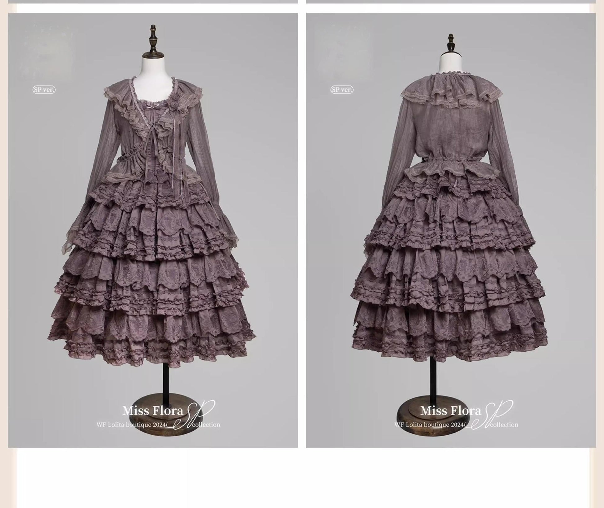 MEEKWIND - Miss Flora - Elegant Lolita Bodice Suit Tiered Skirt