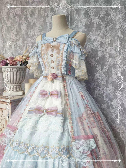 Garden Cat - Gorgeous Lolita JSK Dress Wedding Lolita Dress