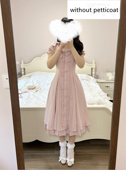 Sweet Wood - Long Vesion Elegant and Vintage Lolita OP