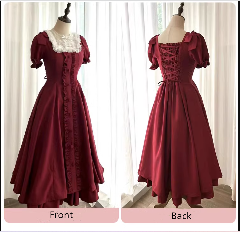 Sweet Wood - Long Vesion Elegant and Vintage Lolita OP