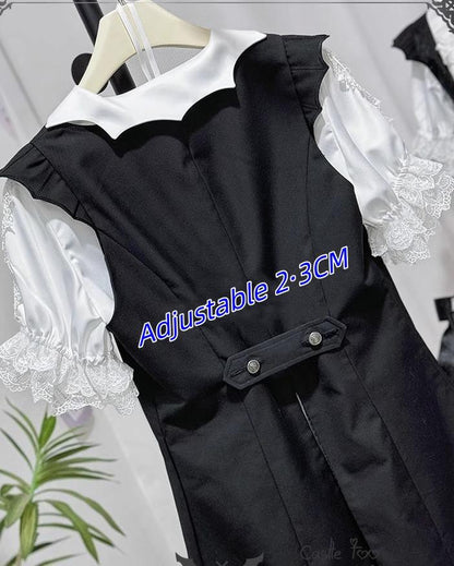 CastleToo - Night Rose - Elegant Ouji Lolita Suits, JSK / Shorts