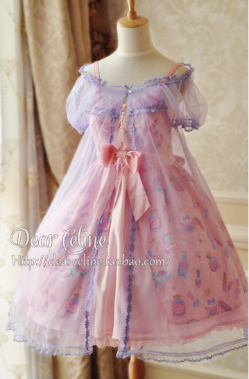 DearCeline - Midsummer Night's Dream - Daily Lolita Organza Covering Smock
