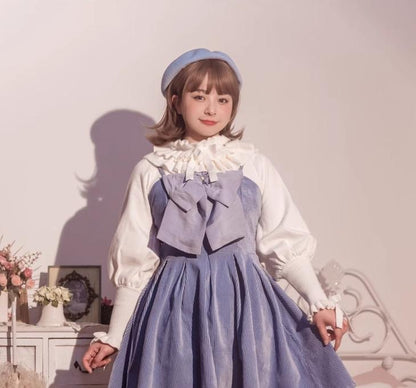 Miaoplus - Sweet Lolita Knit Sweater Long Sleeve Winter Lolita Top