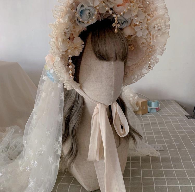 Cat Fairy - Gorgeous Lolita Tea Party Necklace, High Heels Shoes and BNT Hat