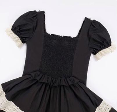 With PUJI - Chapter Seven - Spring Cotton Lolita OP Dress Doll-Like Dress