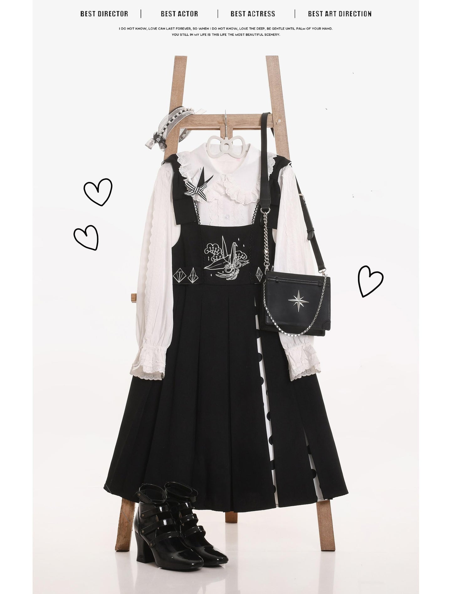 MIST - Lily - Kawaii Lolita Blouse Soft Girl Bubble Puff Sleeve