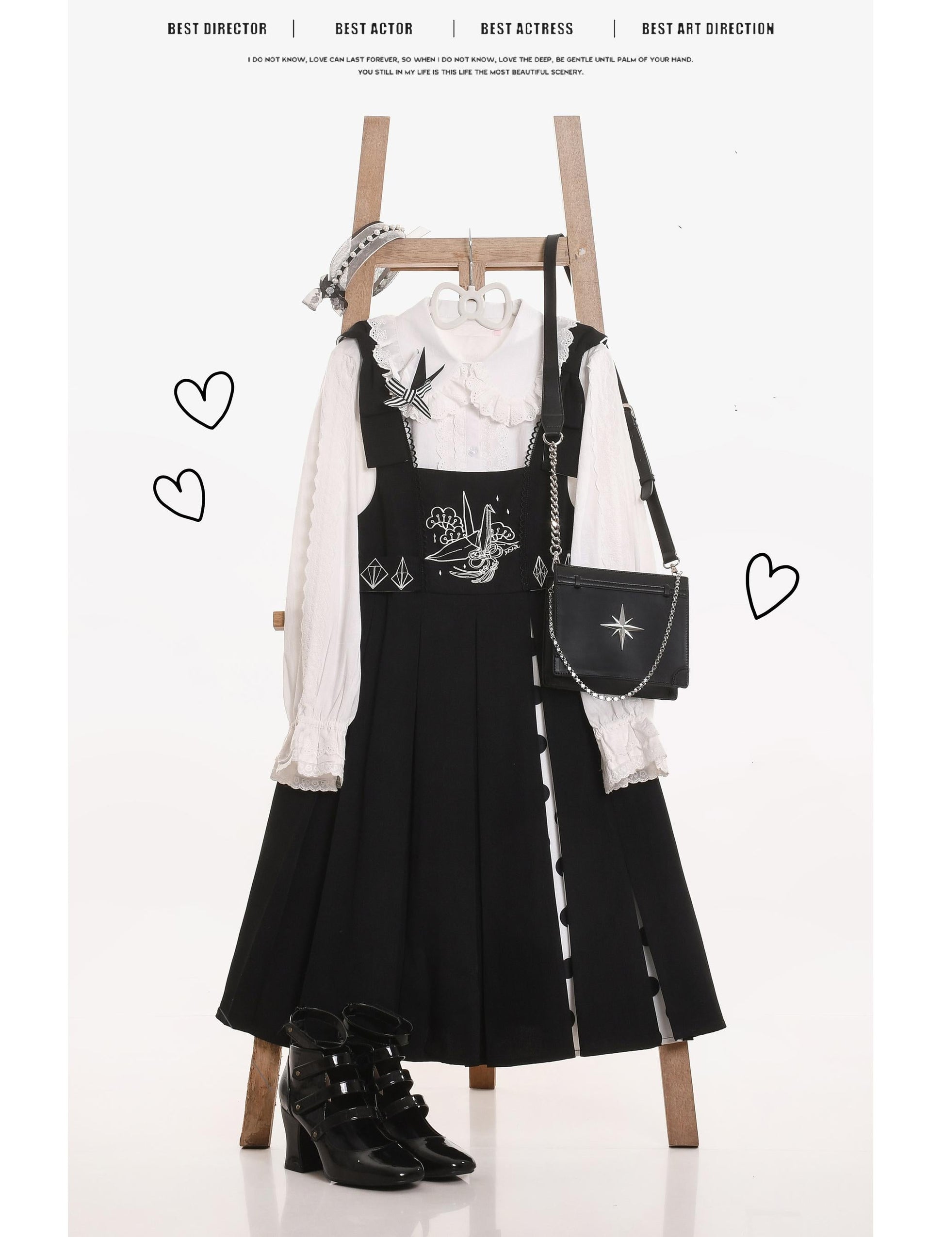 MIST - Lily - Kawaii Lolita Blouse Soft Girl Bubble Puff Sleeve