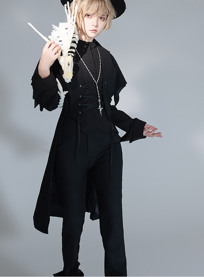 Princess Chronicles - Yan Ye - Swallowtail Ouji Lolita Long Vest