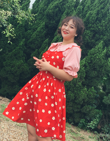 Niu Niu - Plus Size Lolita Blouse, Oversized Short Sleeve Shirt