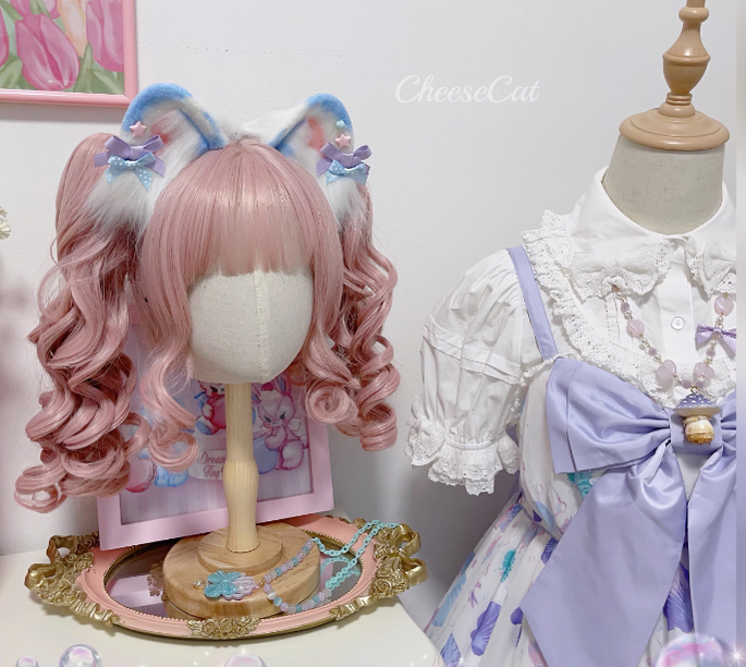 Cheese Cat - Sweet Lolita Dog Ears Shaped KC Multicolor