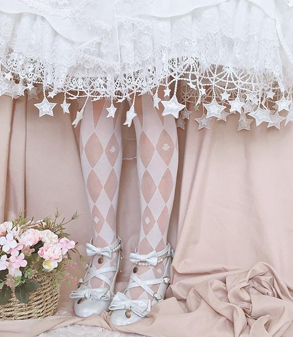 Roji roji - diamond Argyle Lolita Tights