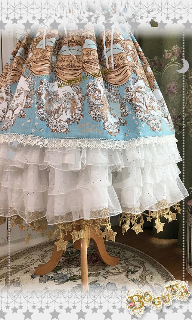 Boguta - Starry Night - 60/70/80cm A-line Lolita Petticoat