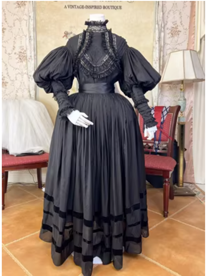 Lace Garden - Cool Summer - Vintage Lolita Victorian Shirt