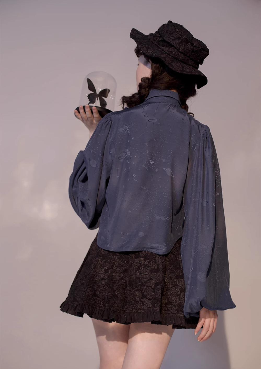 ZJstory - Starry for You - Vintage Lolita Shirt American Retro Style Blouse