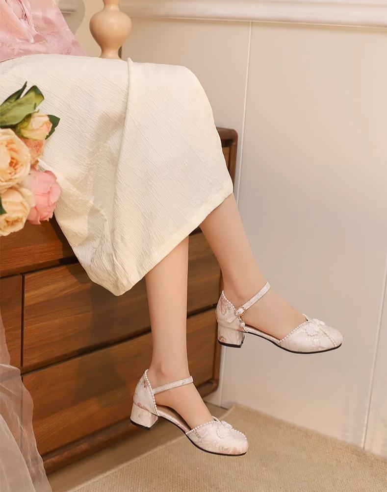 Yana - Heart Jade Yana - Qi Lolita Shoes Chunky Heels