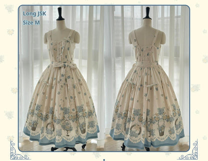 DreamWhale - Floral and Bird Series - Classic Lolita JSK Suit Floral Print Dress