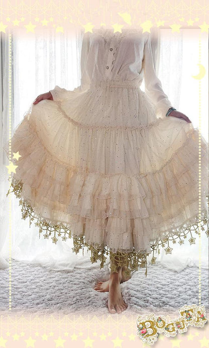 Boguta - Starry Night - 60/70/80cm A-line Lolita Petticoat