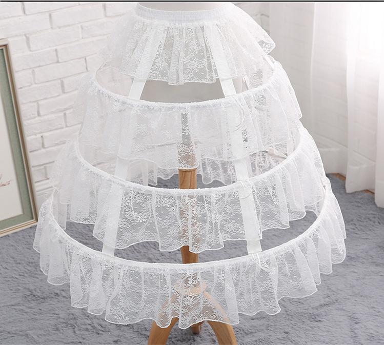 Manyiluo - Adjustable Hollowed-out Cool Lolita Petticoat