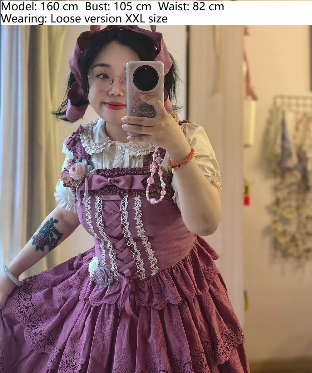 Miss Point - Forest Waltz - Cotton Lolita Camisole Embroidered Cami Top