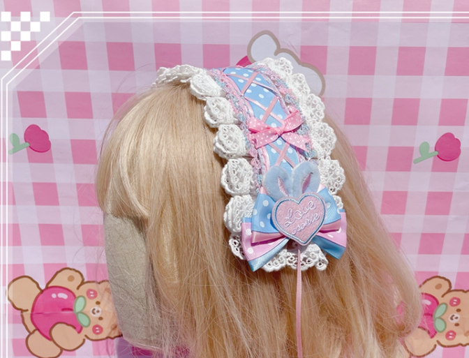 Pretty Girl Lolita - Sweet Lolita Pink-blue Accessories