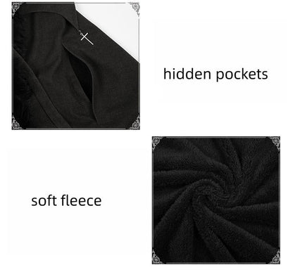 With PUJI - Letter and Poetry ﾂｷ Raven's Night Song - Gothic Lolita Black Cloak