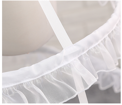 Manyiluo - Adjustable Lolita Petticoat Fish-bone Hollow-out Pannier