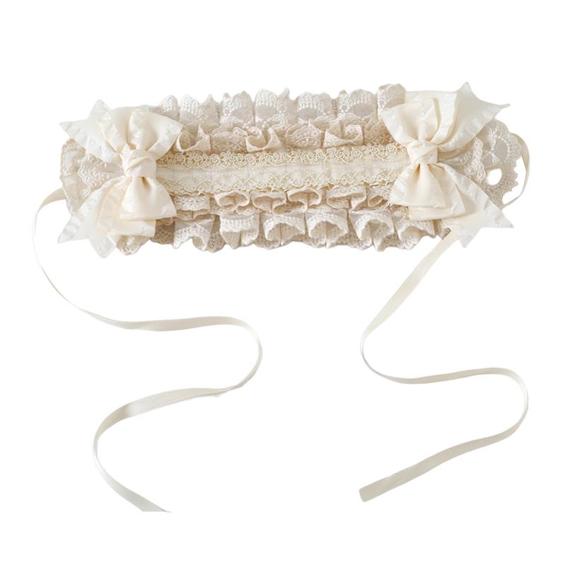 Xiaogui - Elegant Lolita Ivory Lace Hair Band