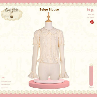 Mademoiselle Pearl - Cup Cake - Sweet Lolita OP Dress Kawaii Lolita JSK SK
