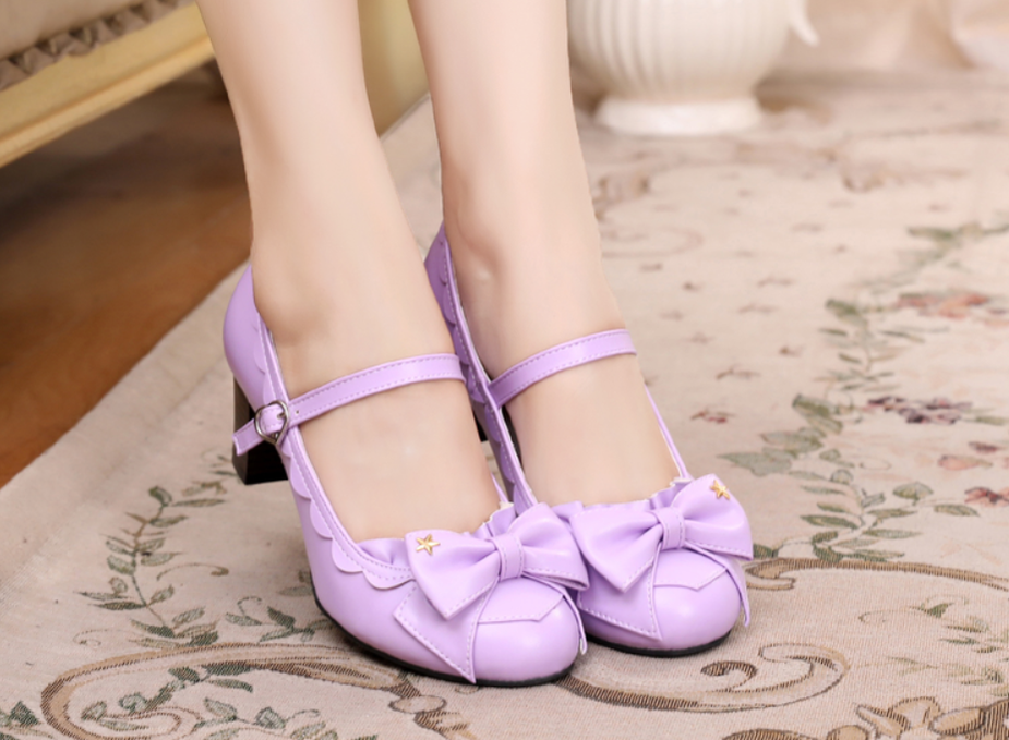 Sosic - Ode to Luan - Sweet Lolita High Heel Bow Shoes