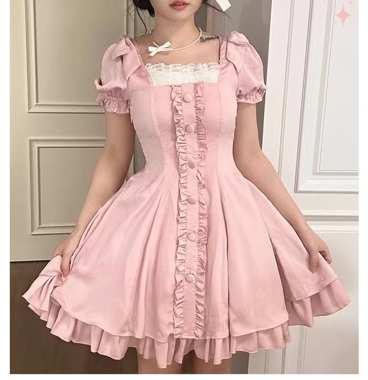 Sweet Wood - Plus Size Lolita OP Dress Summer Dress