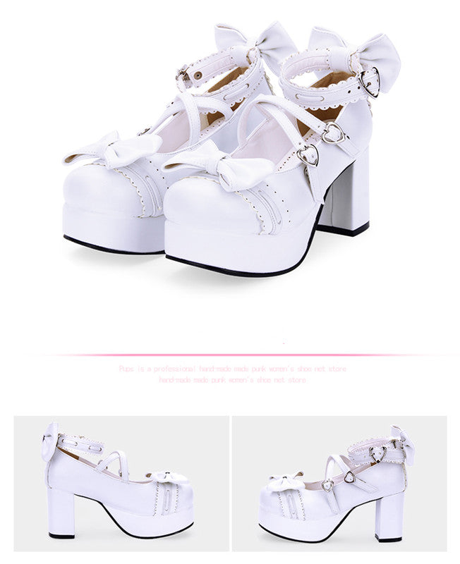 Angelic imprint - Sweet Lolita Heels Shoes Princess Tea Party Low Cut Shoes