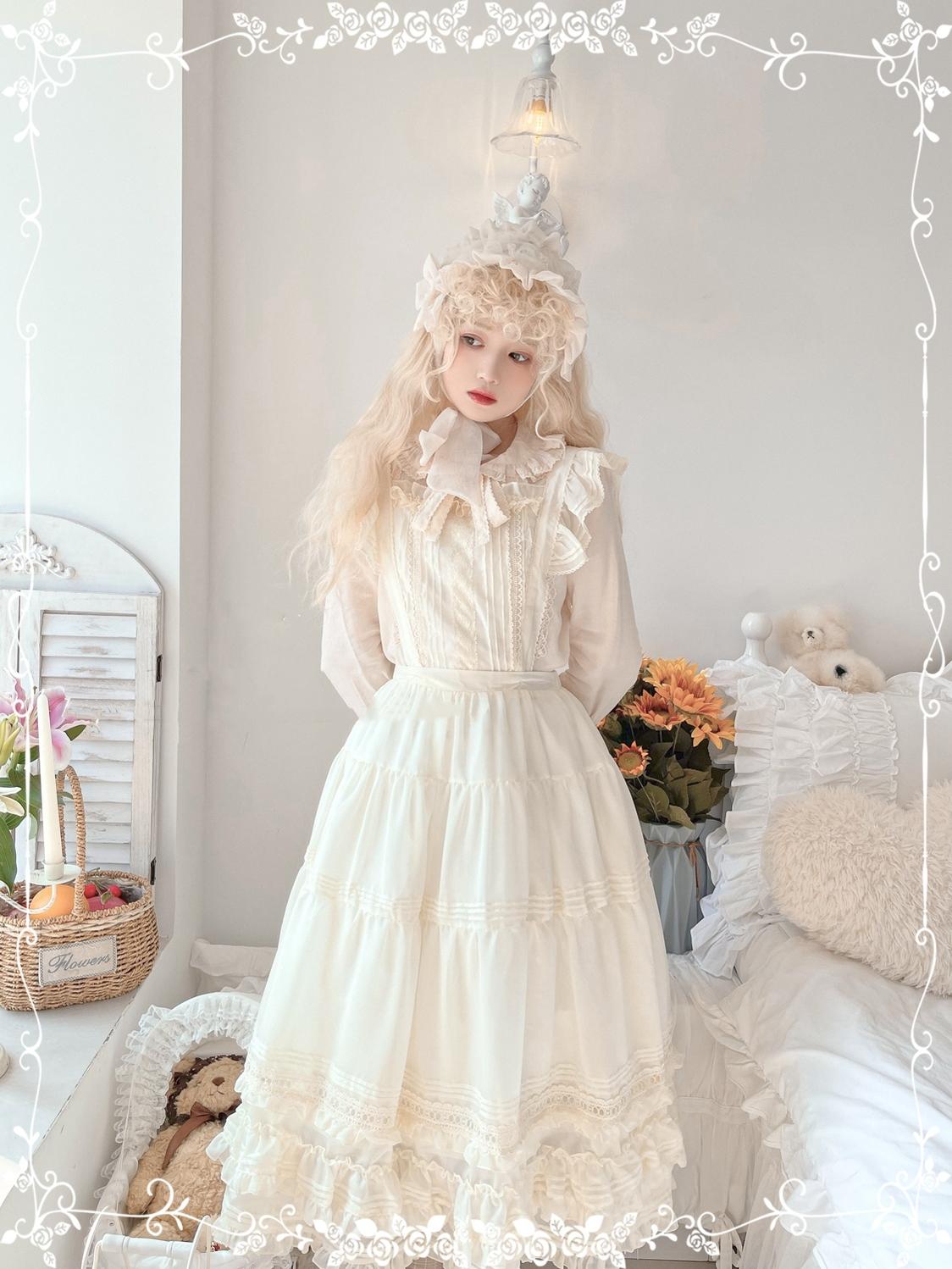 Tiny Garden - Swallowtail Butterfly - Elegant Lolita Salopette Multicolors