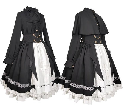 CastleToo - Holy Academy - Gothic Lolita Prince Skirt Set