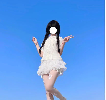 DMFS Lolita - Daily Lolita Bloomers Safety Anti-Flash Lace Shorts